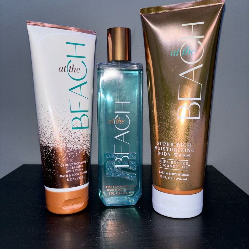 Bath and body works trio set
